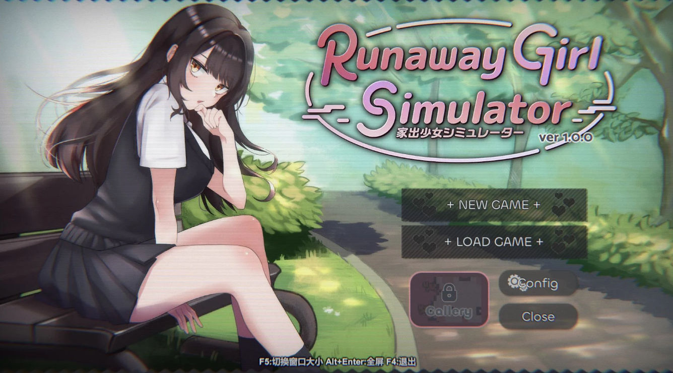 【互动SLG/3D作品/动态/PC】家出少女模拟器 Runaway Girl Simulator 官方中文版 [PC]-咔游
